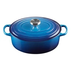 Discount Le Creuset Signature oval casserole 4.1 l, Azure Blue