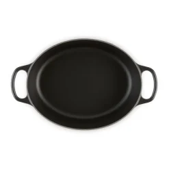 Cast Iron Casserole Pots^Le Creuset Signature oval casserole 6.3 l, Matte Black