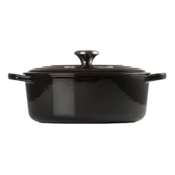 Cast Iron Casserole Pots^Le Creuset Signature oval casserole 6.3 l, Black