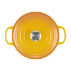 Cast Iron Casserole Pots|Cooking Pots & Casserole Dishes^Le Creuset Signature round casserole 4.2 l, Nectar YellowOrange