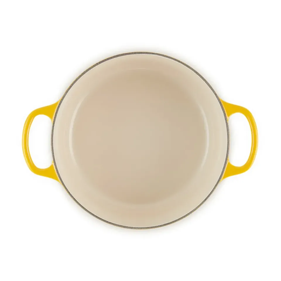 Cast Iron Casserole Pots|Cooking Pots & Casserole Dishes^Le Creuset Signature round casserole 4.2 l, Nectar YellowOrange