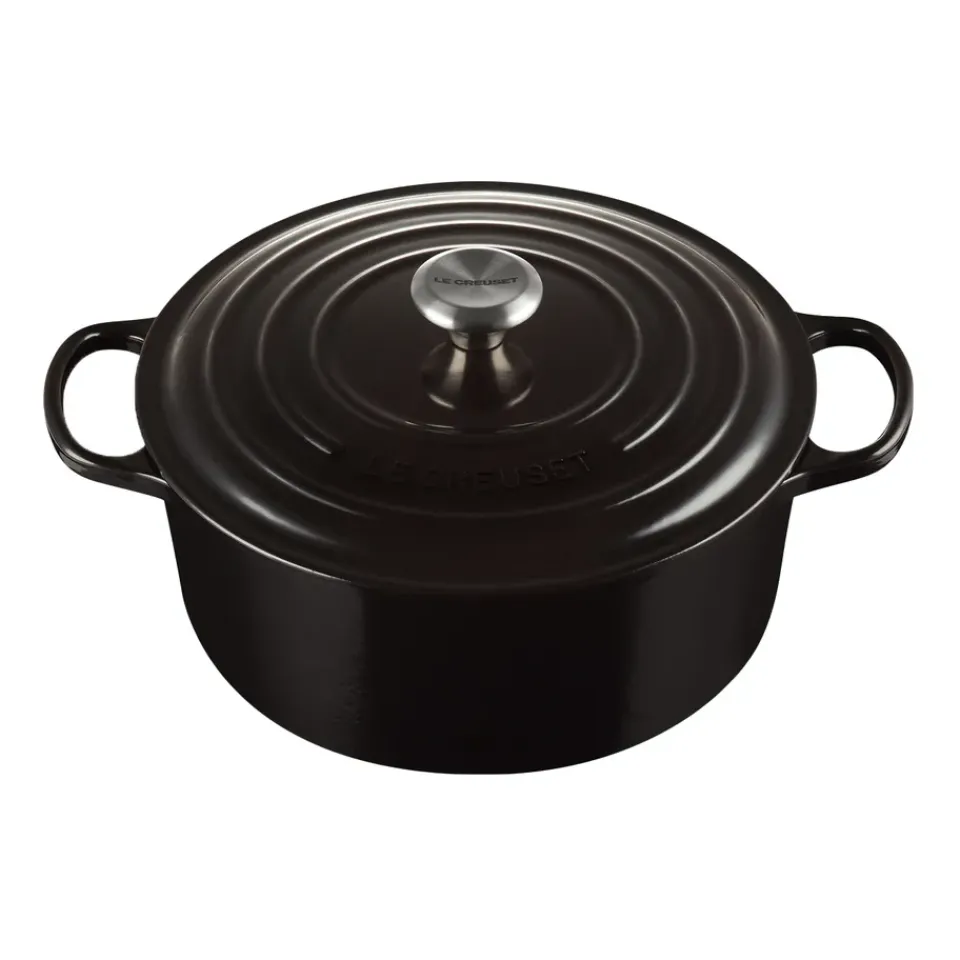 Best Le Creuset Signature round casserole 6.7 l, Black