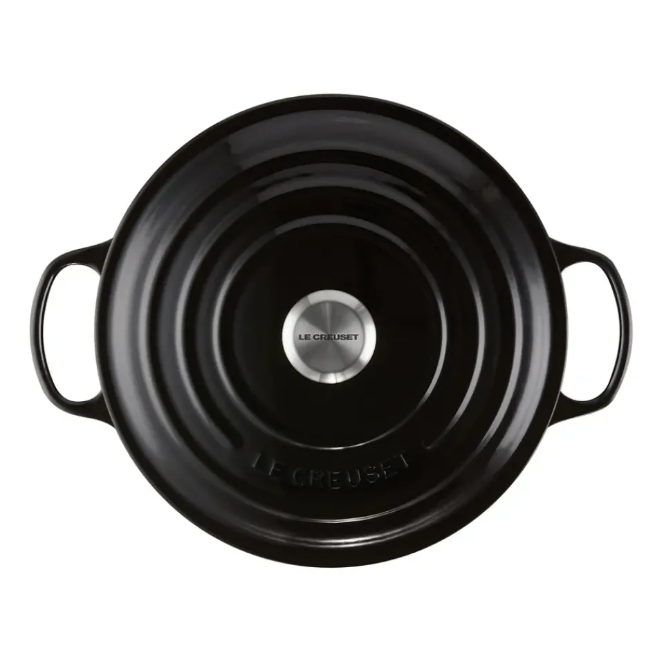 Best Le Creuset Signature round casserole 6.7 l, Black