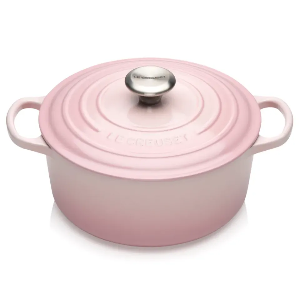 Le Creuset Signature round casserole 4.2 l, Shell Pink
