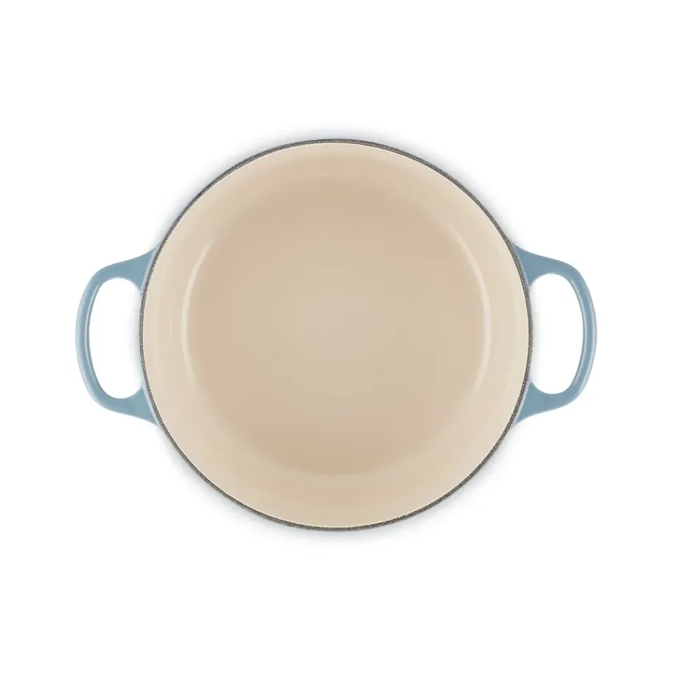 Outlet Le Creuset Signature round casserole 4.2 l, Chambray Blue