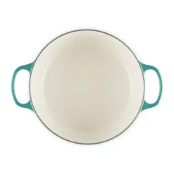 Cast Iron Casserole Pots|Cooking Pots & Casserole Dishes^Le Creuset Signature round casserole 6.7 l, Bleu Riviera Blue