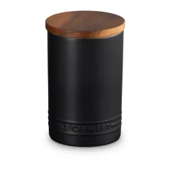 Storage Jars^Le Creuset Signature storage jar, Matte , 770 ml Black