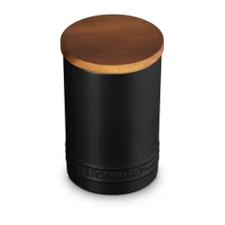 Storage Jars^Le Creuset Signature storage jar, Matte , 770 ml Black