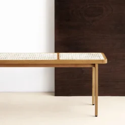 Hot NORR11 Le Roi bench, Oak Brown