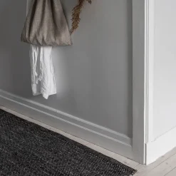 Wool Rugs^Scandi Living Lea wool carpet , 200x300 cm Black