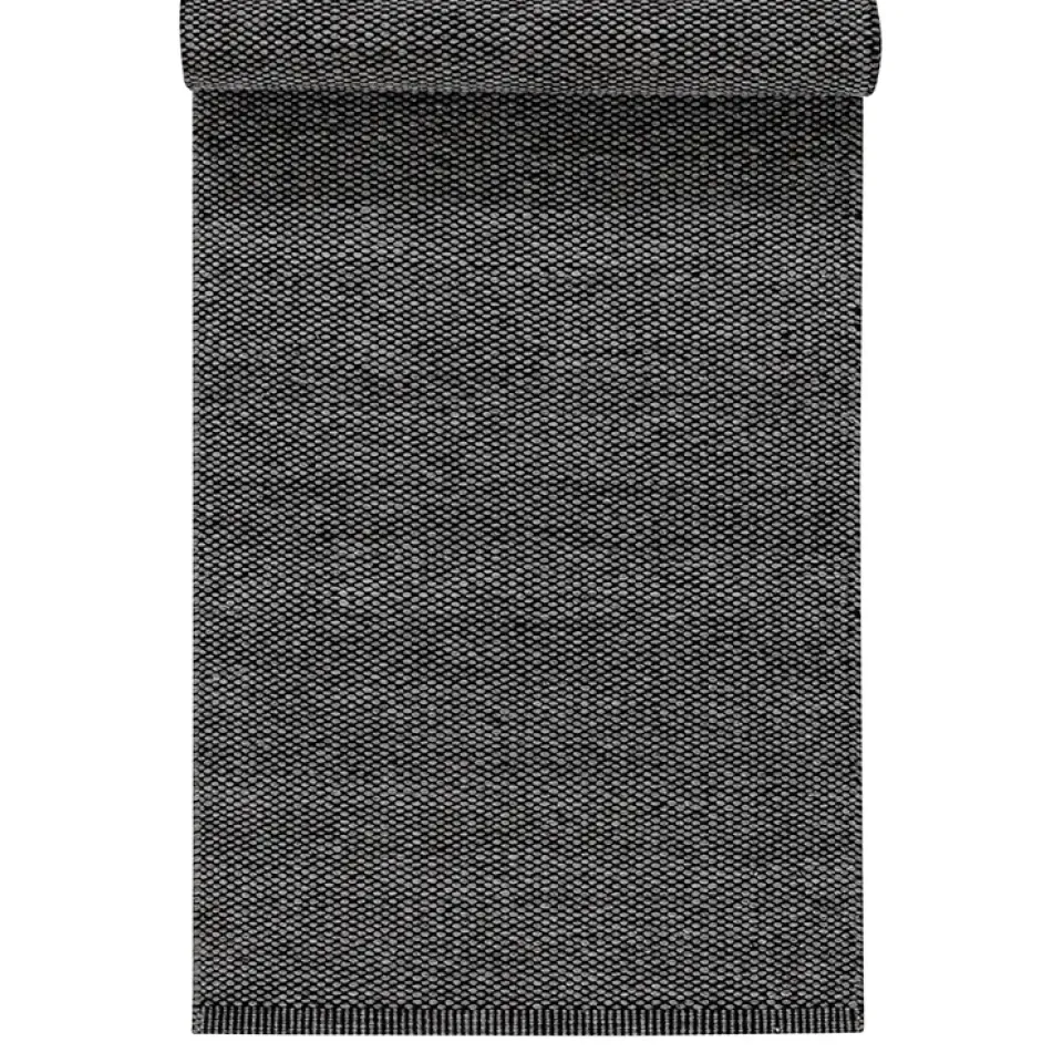 Sale Scandi Living Lea wool carpet , 80x240 cm Black
