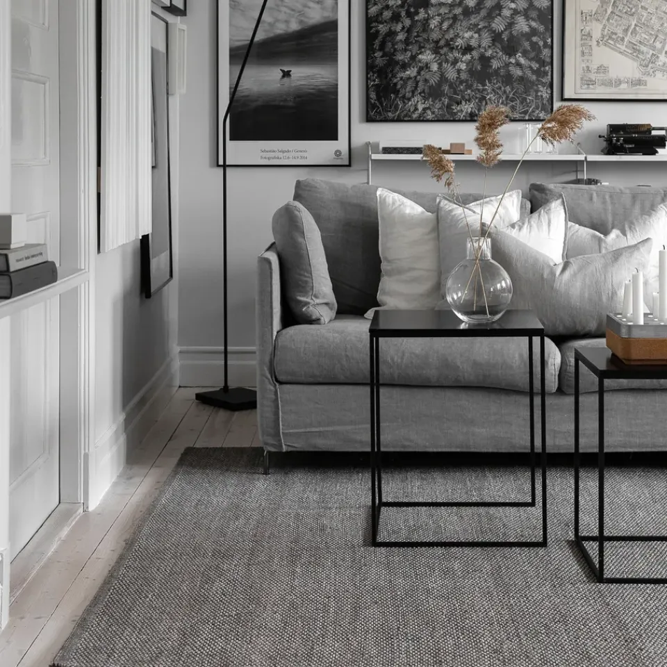 Wool Rugs^Scandi Living Lea wool carpet nature , 200x300 cm Grey