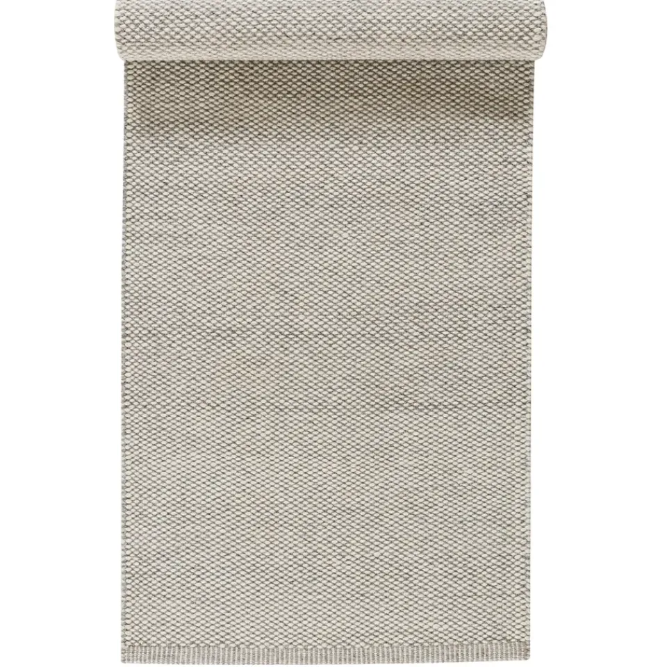 Rug Runners|Wool Rugs^Scandi Living Lea wool rug natural white, 80x240 cm Beige