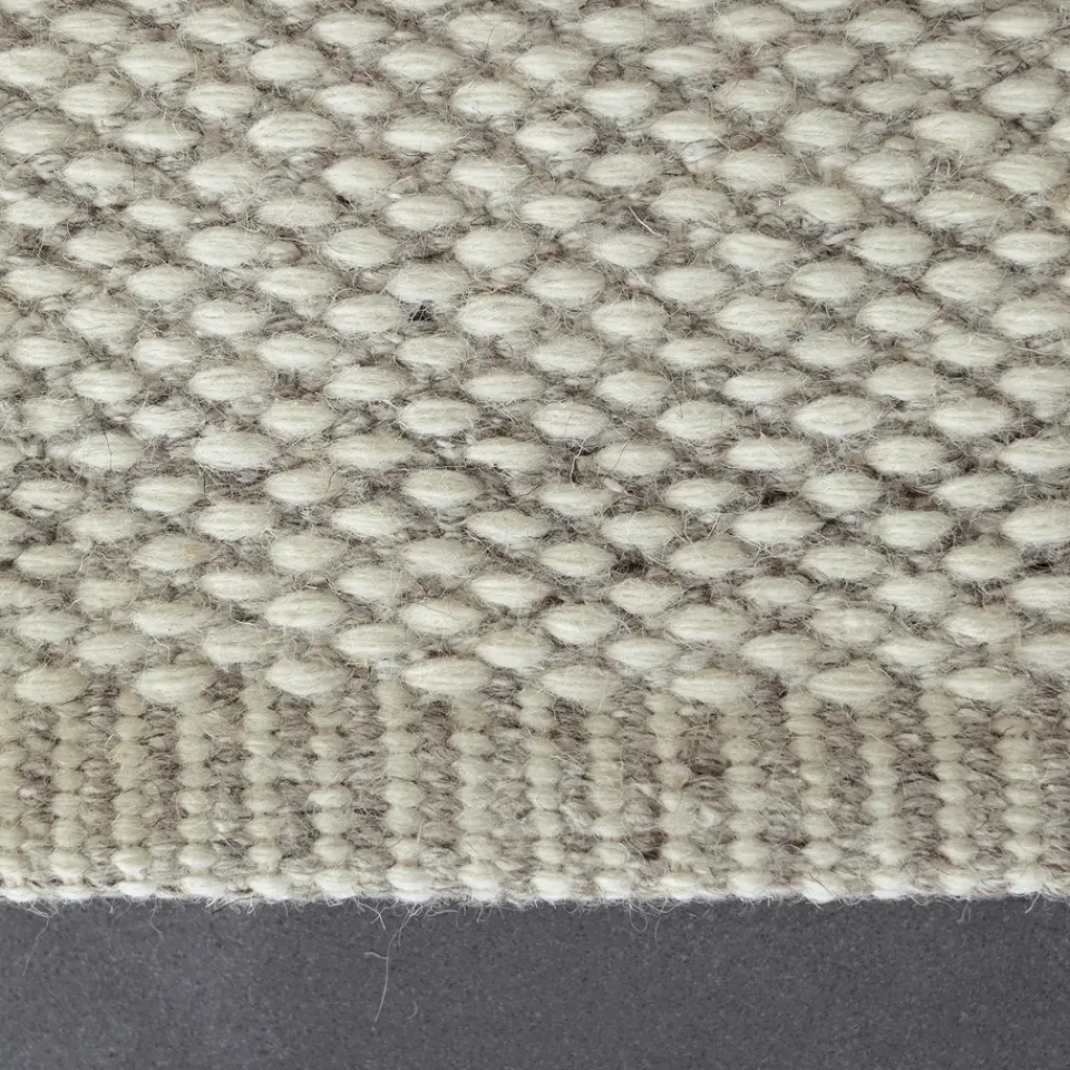 Wool Rugs^Scandi Living Lea wool rug natural white, 200x300 cm Beige