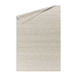 Scandi Living Lea wool rug natural , 300x400 cm White