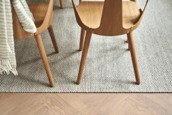 Scandi Living Lea wool rug natural white, 170x240 cm Beige