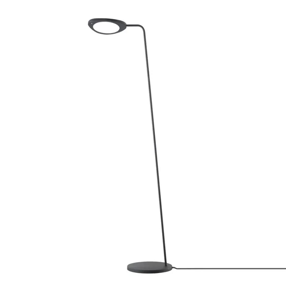 Reading Lamps|Floor Lamps^Muuto Leaf floor lamp, Black