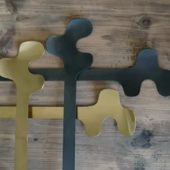 Salad Servers^Born In Sweden Leaf salad servers, Brushed Black