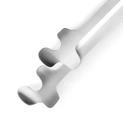 Born In Sweden Leaf salad servers, Brushed Steel Silver-coloured
