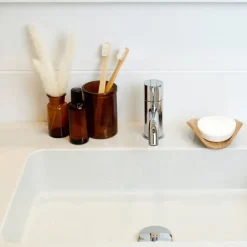 Soap Dispensers & Dishes^Bosign Leaf™ Soap Dish with Drainage 11.5x11.5 cm, Willow Brown