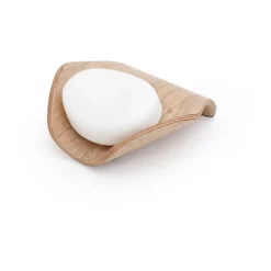 Soap Dispensers & Dishes^Bosign Leaf™ Soap Dish with Drainage 11.5x11.5 cm, Willow Brown