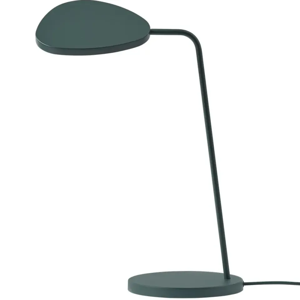Desk Lamps^Muuto Leaf table lamp white, Dark Green