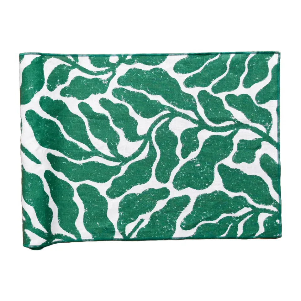 Table Runners^Fine Little Day Leaves runner 45x180 cm, Green GreenWhite
