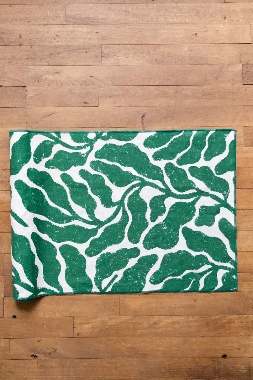 Table Runners^Fine Little Day Leaves runner 45x180 cm, Green GreenWhite