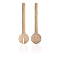 Salad Servers^Eva Solo Legio Nova salad cutlery set, Oak Brown