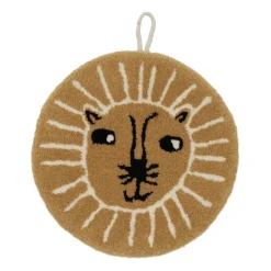 OYOY Lejon wall decoration, Ø28 cm Brown