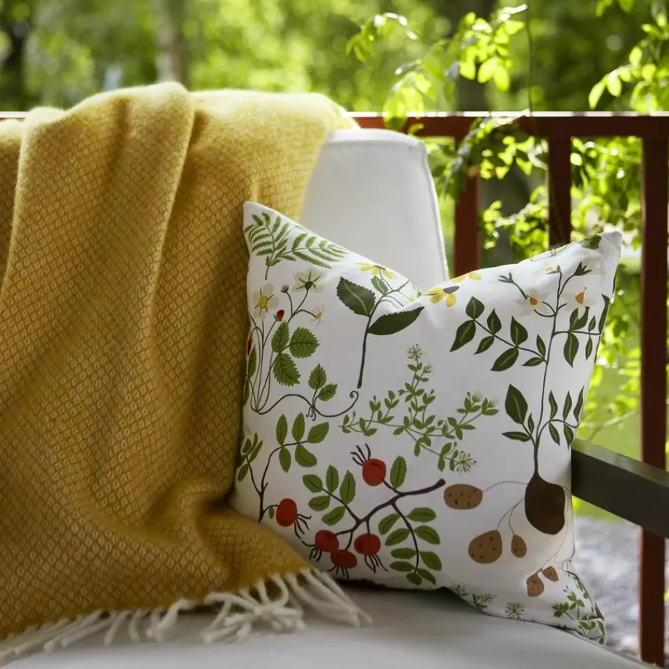 Sale Klippan Yllefabrik Leksand cushion cover, White