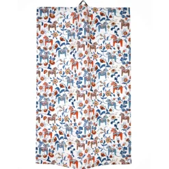 Kitchen Tea Towels^Arvidssons Textil Leksand mini kitchen towel, Blue-orange Multi