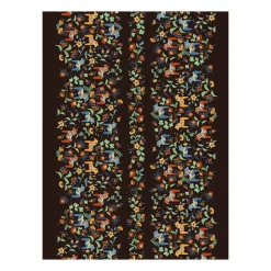 Best Arvidssons Textil Leksand oilcloth, Black