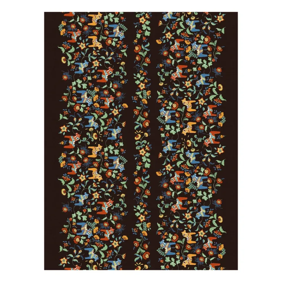 Best Arvidssons Textil Leksand oilcloth, Black
