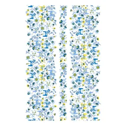 Clearance Arvidssons Textil Leksand oilcloth, Blue-yellow BlueYellow