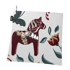 Best Arvidssons Textil Leksand pot holder 22x22 cm, Anniversary edition 30 years WhiteRedBlue