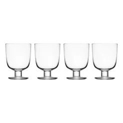 Drinking Glasses & Tumblers^Iittala Lempi glass 4-pack, 34 cl Transparent