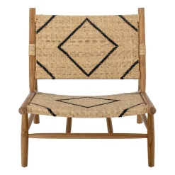 Armchairs & Footstools|Chairs^Bloomingville Lennox lounge chair, Natural-teak BeigeBrown