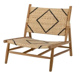 Armchairs & Footstools|Chairs^Bloomingville Lennox lounge chair, Natural-teak BeigeBrown