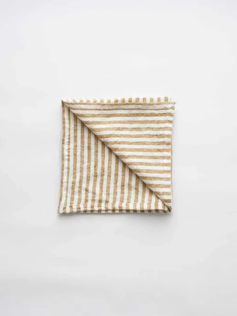 Linen & Cotton Napkins^Tell Me More Leon fabric napkin 45x45 cm, Spice WhiteOrange