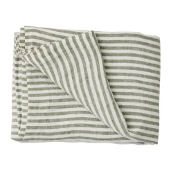 Sale Tell Me More Leon tablecloth 175x175 cm, Seagrass WhiteGreen
