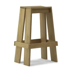 Bar Stools^Normann Copenhagen Let bar stool 75 cm, Oak Beige