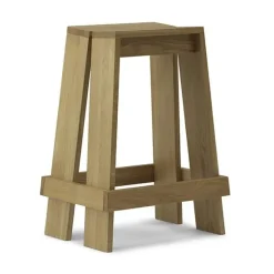 Bar Stools^Normann Copenhagen Let bar stool 65 cm, Oak Beige