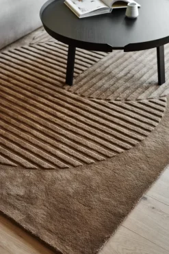 New NJRD Levels wool rug circles , 170x240 cm Beige