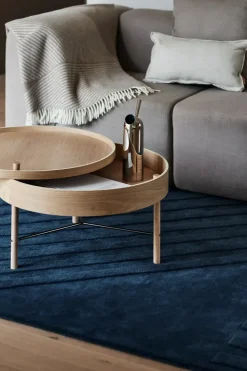 Wool Rugs^NJRD Levels wool rug stripes , 170x240 cm Blue