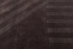 Online NJRD Levels wool rug stripes , 200x300 cm Brown