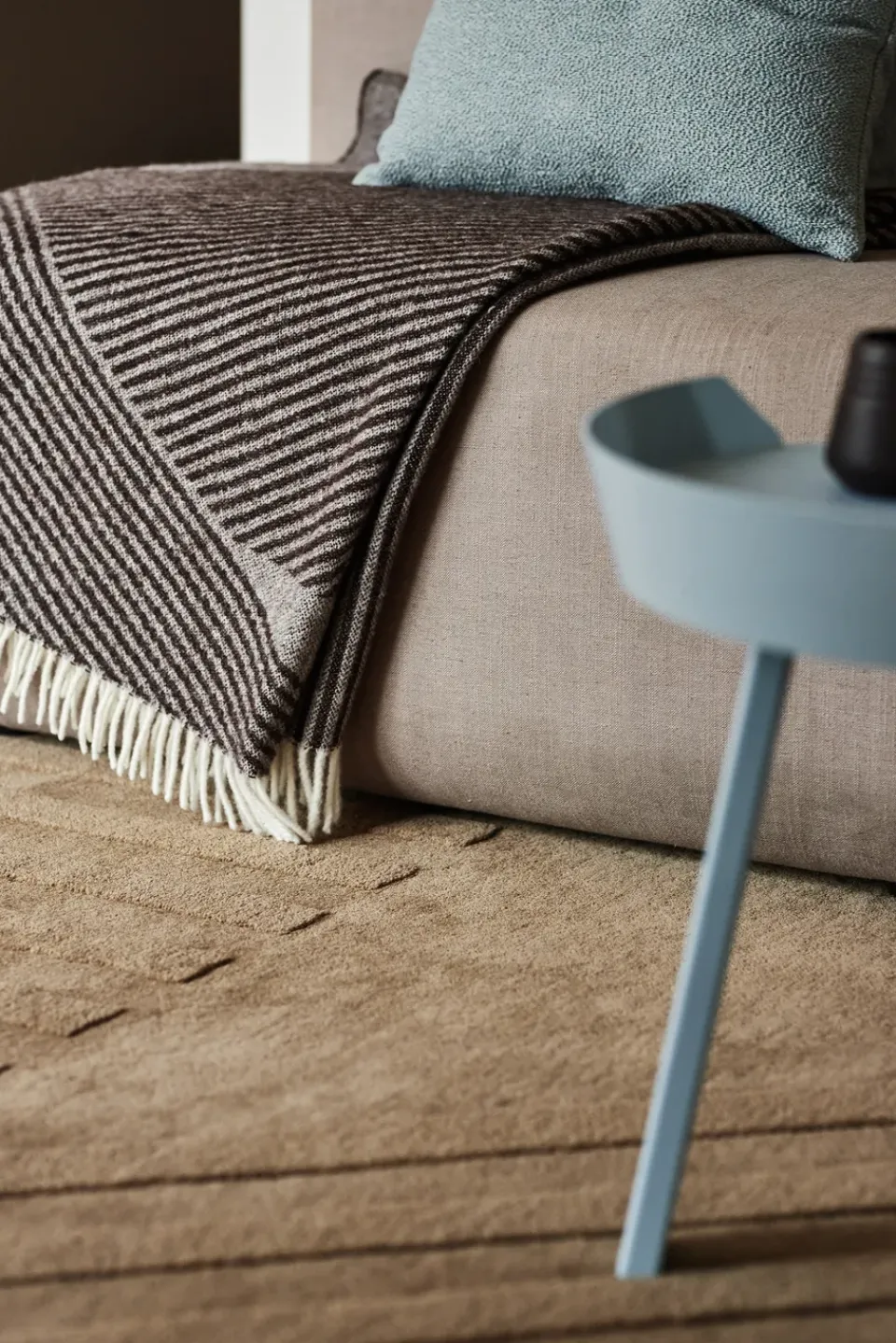 Online NJRD Levels wool rug stripes , 200x300 cm Beige