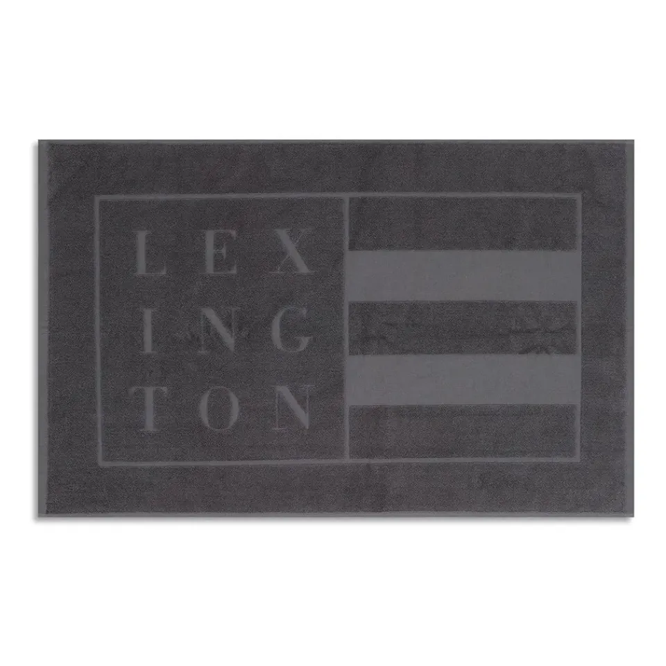 Bath Mats^Lexington Hotel bathroom rug 60x90 cm, Dark gray Grey