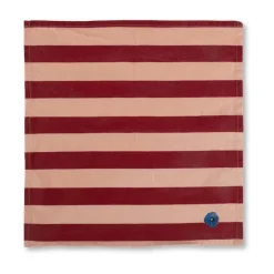 Linen & Cotton Napkins^Byon Leya stripe napkin 45x45 cm 2-pack, Red-pink RedPink
