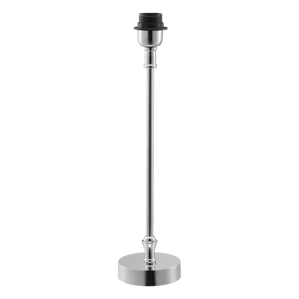Lamp Bases^PR Home Liam lamp base 46 cm, Chrome Silver-coloured